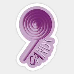 violet candy Sticker